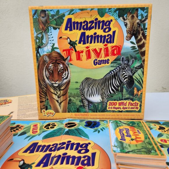 Amazing Animal Trivia Game Board Game Animal Facts Africa Safari Family Game Nig - Picture 5 of 15